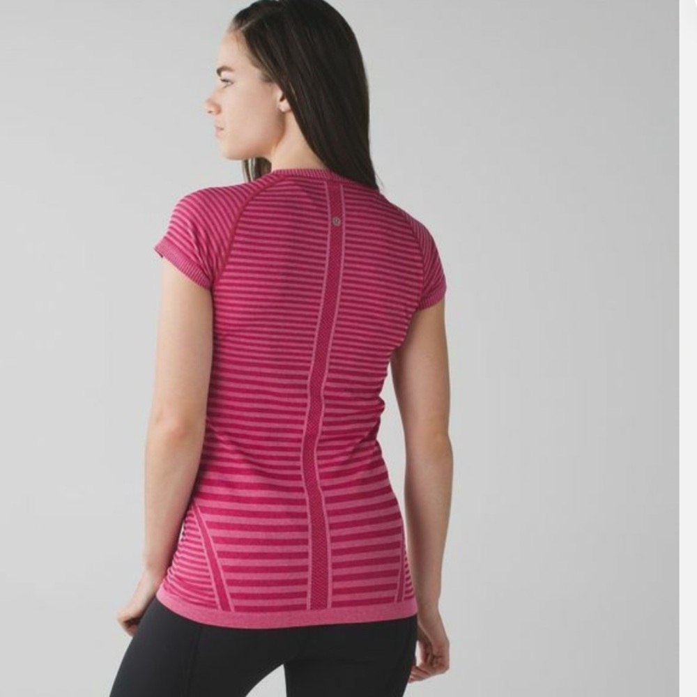 Lululemon Swiftly Tech Striped Short Sleeve 4